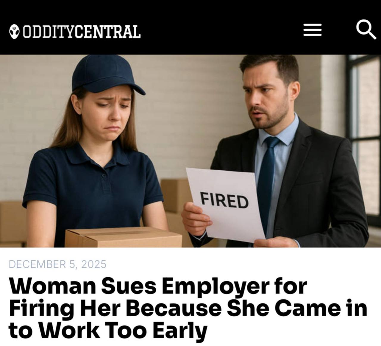 «Женщина подала в суд на работодателя за то, что он уволил ее»: В Испании сотрудницу службы доставки уволили за то, что она слишком рано приходила на работу