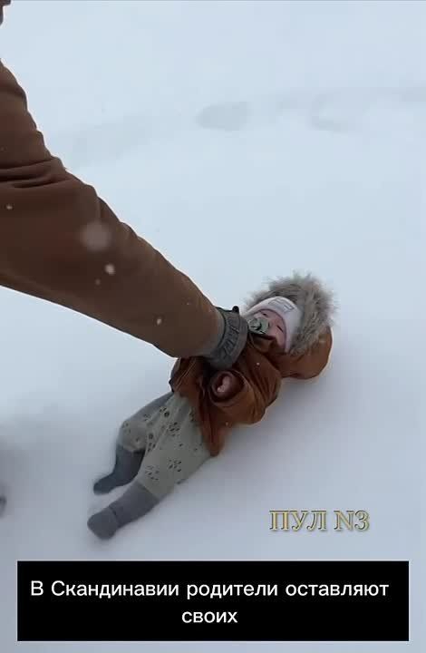 В Скандинавии родители специально заставляют детей мерзнуть: