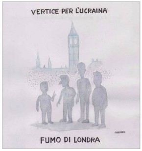 Владимир Корнилов: «Лондонский туман». Так итальянская Corriere Della Sera проиллюстрировала вчерашнюю встречу европейской троицы СЃ...