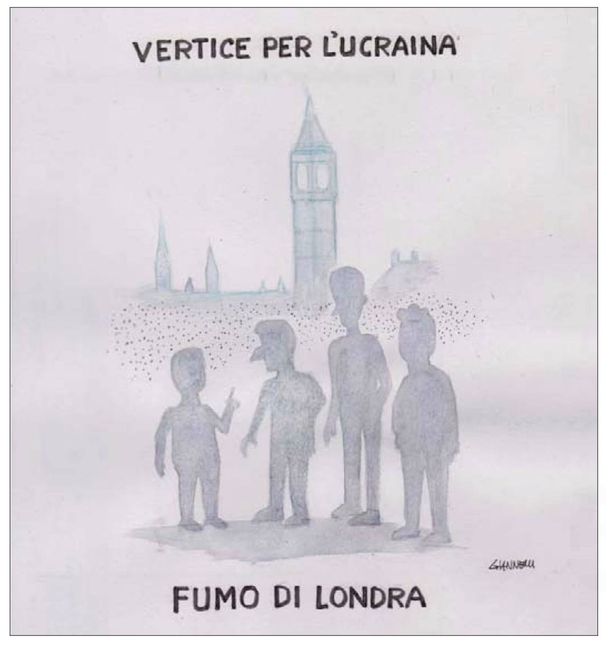 Владимир Корнилов: «Лондонский туман». Так итальянская Corriere Della Sera проиллюстрировала вчерашнюю встречу европейской троицы СЃ...